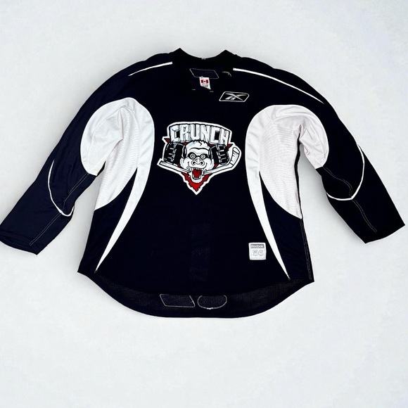 Reebok Other - Vintage Syracuse Crunch Size 56 Reebok Blue AHL Goalie Jersey Hockey Collectible
